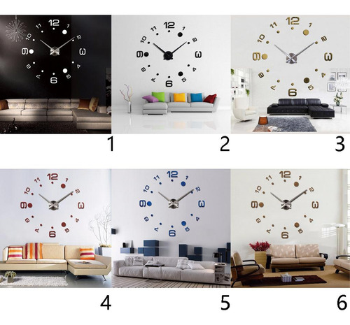 Reloj De Pared De Cocina Plata