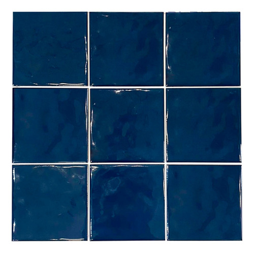 Piscina Cerámica Azul 20x20 Cm