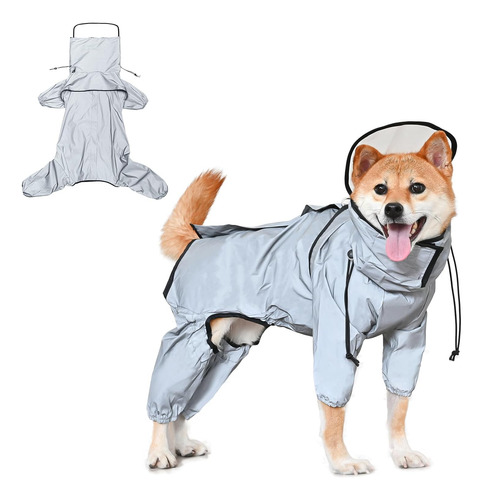 Impermeable Para Perros Avont - Impermeable Con Transpare...
