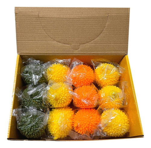 Pack 12 Squishy Durian Squishies Antiestres 2361