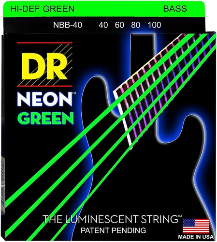 Dr Strings Ngb-40 Coated Niquel Bajo 5&nbp;cuerda Luz