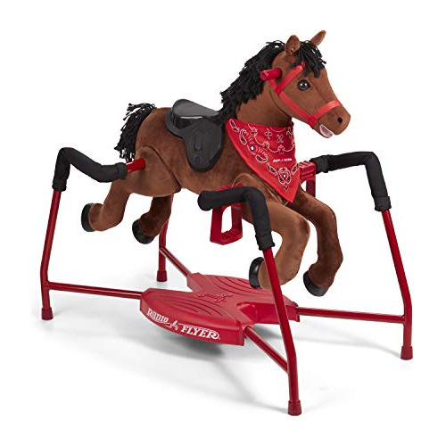 Chestnut Plush Interactive Riding Horse.