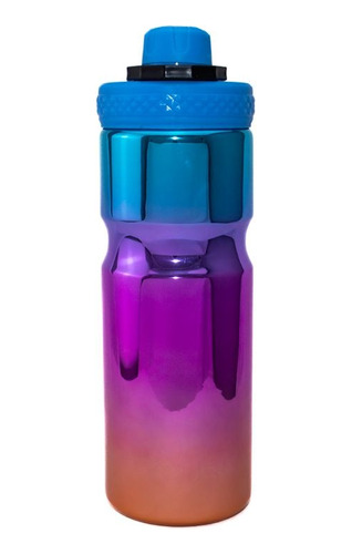 Botella De Agua De Colores Tornasol Kit Dos Pz 1000ml, 500ml