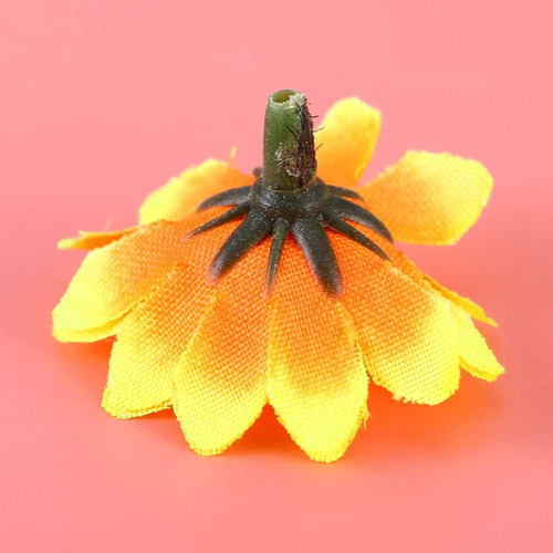 Hf 200 Cabezas De Girasol Artificiales De Plástico Realista.