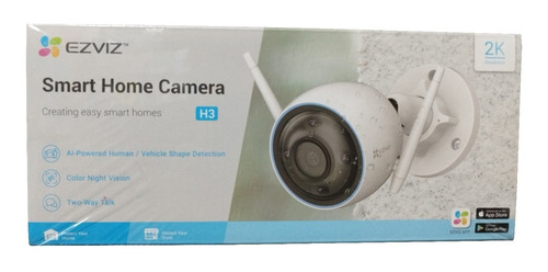 H3 Cámara De Seguridad Inalámbrica Wifi Ezviz 3mp, 2k, Ip67