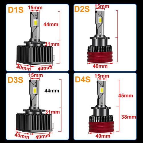 Kit Lampara Led D1s 90w 6000k 12v Vw Mercedes Benz Audi Bmw D1s Blanco Frío