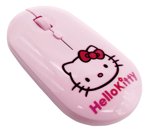 Zayaxe Hello Kitty Girl - Mouse Óptico Rosa De 2.4 Ghz Usb.