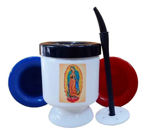 Mate Plastico Virgen De Guadalupe Religion