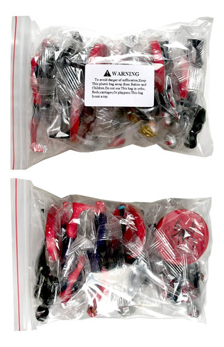 Yongenshang 7 Piezas De Mini Superhéroes Figuras De Acció.