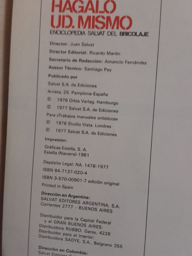 15 Fasciculos Salvat Bricolaje Hagalo Ud Mismo