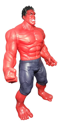 Muñeco Hulk Rojo Luz Y Sonido Alternativo 30cm Increible