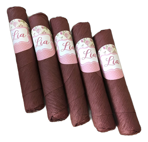 Charutos De Chocolate Personalizado Maternidade 70 Unidades