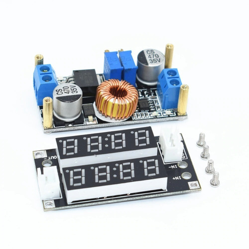Fonte Regulada Conversor Step Down Pwm Cc Cv Led Display 5a