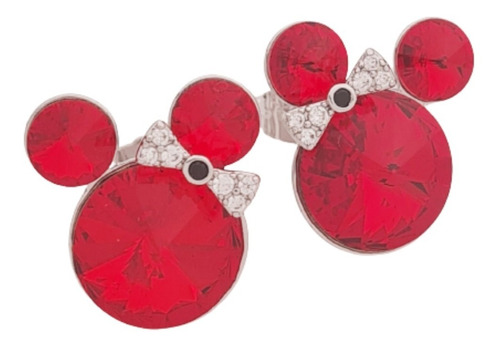 Aretes Micky Swarovski Elements Autentico Arracadas Mujer