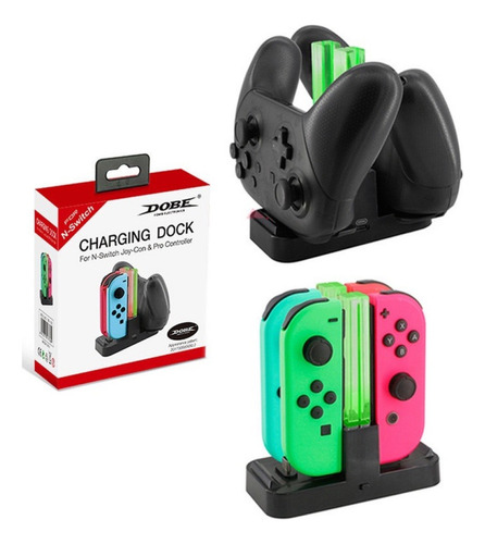 Cargador Dock Controles Nintendo Switch Dobe Marcadotechno