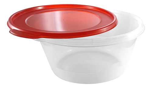5pz Contenedor De Alimento Envase De 128oz Redondo Inyeccion