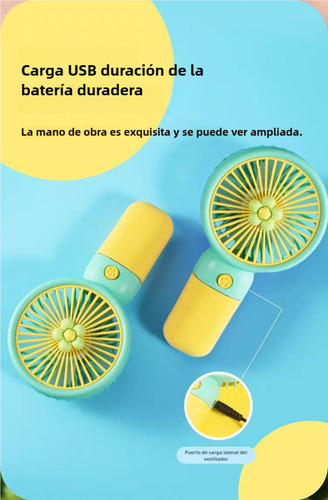 Swancooyu Ventilador De Mano Portátil Ventilador De Mano Recargable