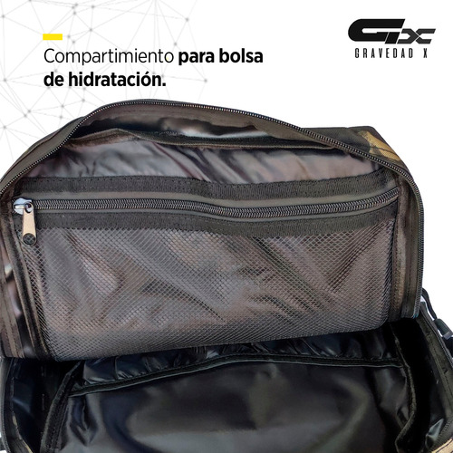 Mochila Táctica Camping Trekking Mochilero 45 L. Gravedad X