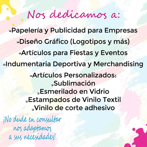 Imagen 7 de 7 de Stickers Publicitarios Pegotines Personalizados (120 Uds)