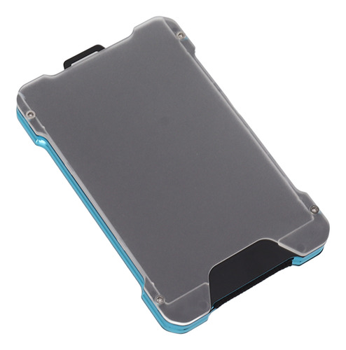 Billetera Delgada Con Bolsillo Transparente Para Tarjetas Id
