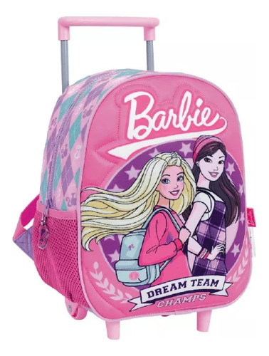 Mochila Carro Barbie 12 Pulgadas College Playking