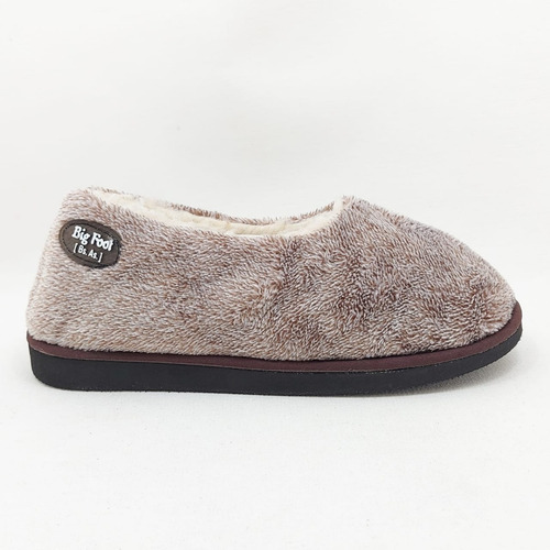 Pantuflas Mujer Cerradas Piel Sint C/ Corderito Big Foot 307