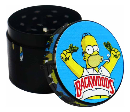 Dichavador De Metal 4 Partes Backwoods Homer