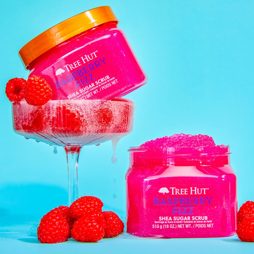 Exfoliante Corporal Tree Hut Raspberry Fizz 530 Ml