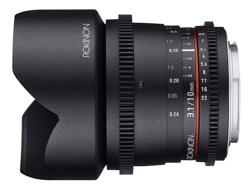 Imagen 3 de 8 de Lente Rokinon Ds10m-c De 10 Mm T3.1 Para Slr Canon Ef-s