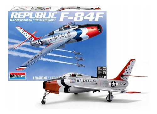 Avión Republic F-84f Thunderstreak 1/48 Model Kit Revell    