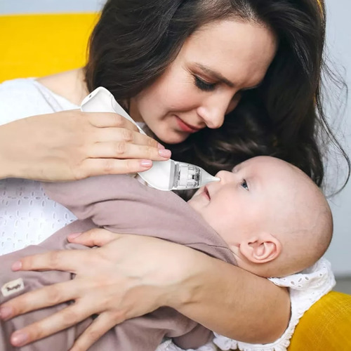 Aspirador Nasal Para Bebés Eléctrico De Seguridad Con Música