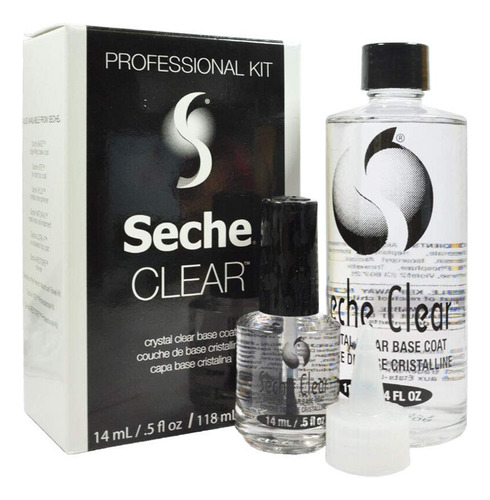 Base Coat Profesional 4oz 0.5oz Set Seche Clear