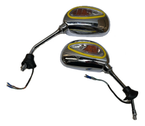 Juego Espejos C/ Giro Moto Motomel Blitz 110