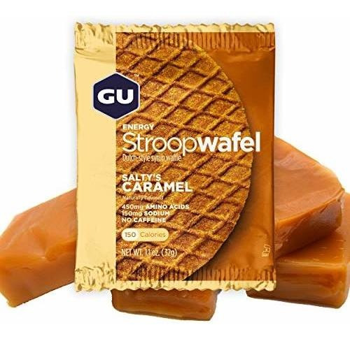 Gu Energy Stroopwafel Nutrición Deportiva Waffle, 16-count, 