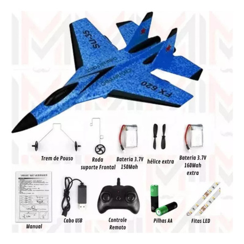 = Avião De Controle Remoto O Planador Superior Minator Su35