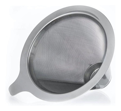 Imagen 4 de 10 de Filtro Cafe Acero Inoxidable Doble Capa Para Cafetera Goteo