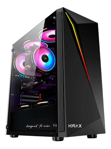 Gabinete Motospeed Hyrax Hgb501 Atx Preto Sem Fan - Hgb501b