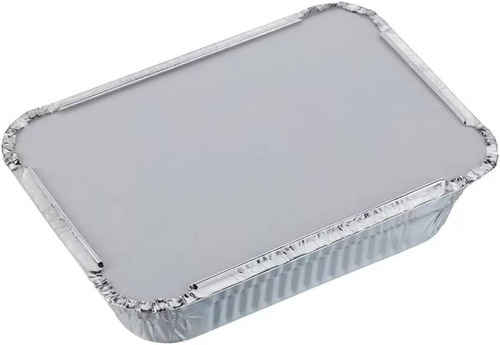 Imagen 1 de 3 de Envase Aluminio C20 C/ Tapa Termolaminada Pack 40 Bandejas