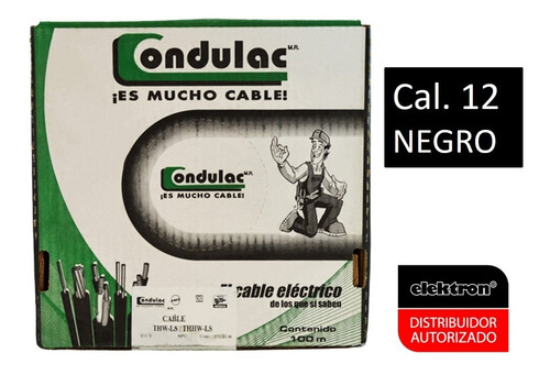 Imagen 3 de 8 de Kit 3 Cajas 100mts Cable Verde,negro,blanco Cal12 Condulac