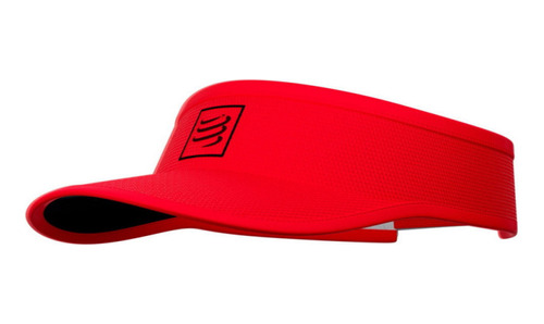 Visera Running Compressport Curva Rojo  Cu00054b301