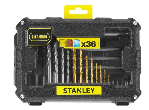 Set Perforar Y Atornillar 36 Piezas Stanley Sta7222-xj