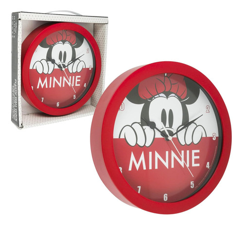 Disney Minnie Mouse 62636 - Reloj De Pared Para Oficina, Hog