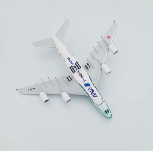 Airbus A380 Ana Library Tortuga- Avion A Escala 1/200 (22cm) Verde