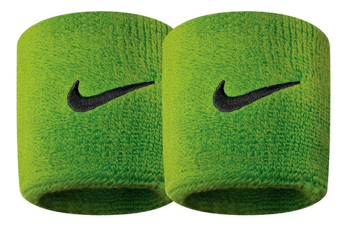Muñequeras Swoosh Nike Par Color Verde