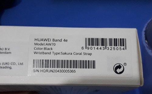 Imagen 3 de 3 de Smartwatch Huawei Band 4e Aw70 Sakura Coral