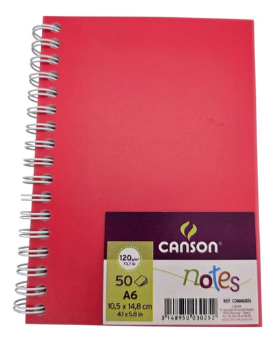 Canson Notes A6 (10,5 X 14,8cm) 120grs 50hjs