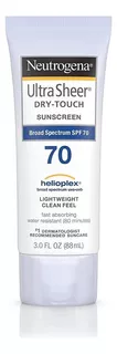 Neutrogena Ultra Sheer Dry-Touch protector solar, Crema FPS 70