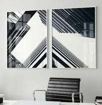 Comprar Quadros Decorativos Foto Escritório Kit Prédios Comerciais