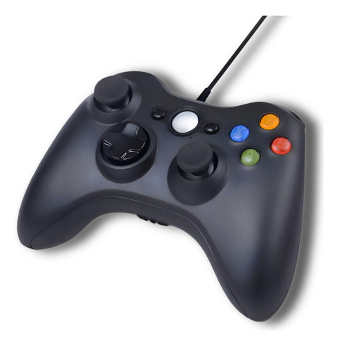 Joystick Usb Para Xbox 360 & Pc Wired Edition X-360 Black