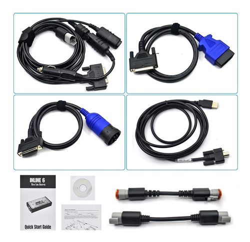 Escaner Cummins Inline 6 Data Link Adapter Con Cables Y Caja